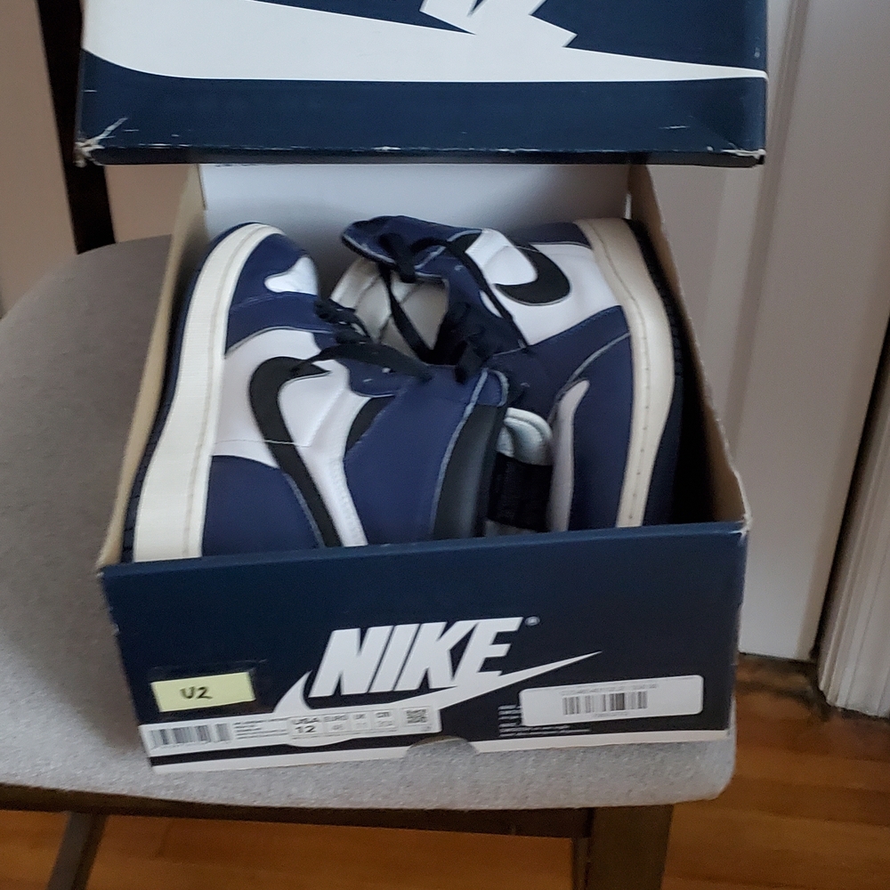 Air Jordan 1 Navy Blue Size 12